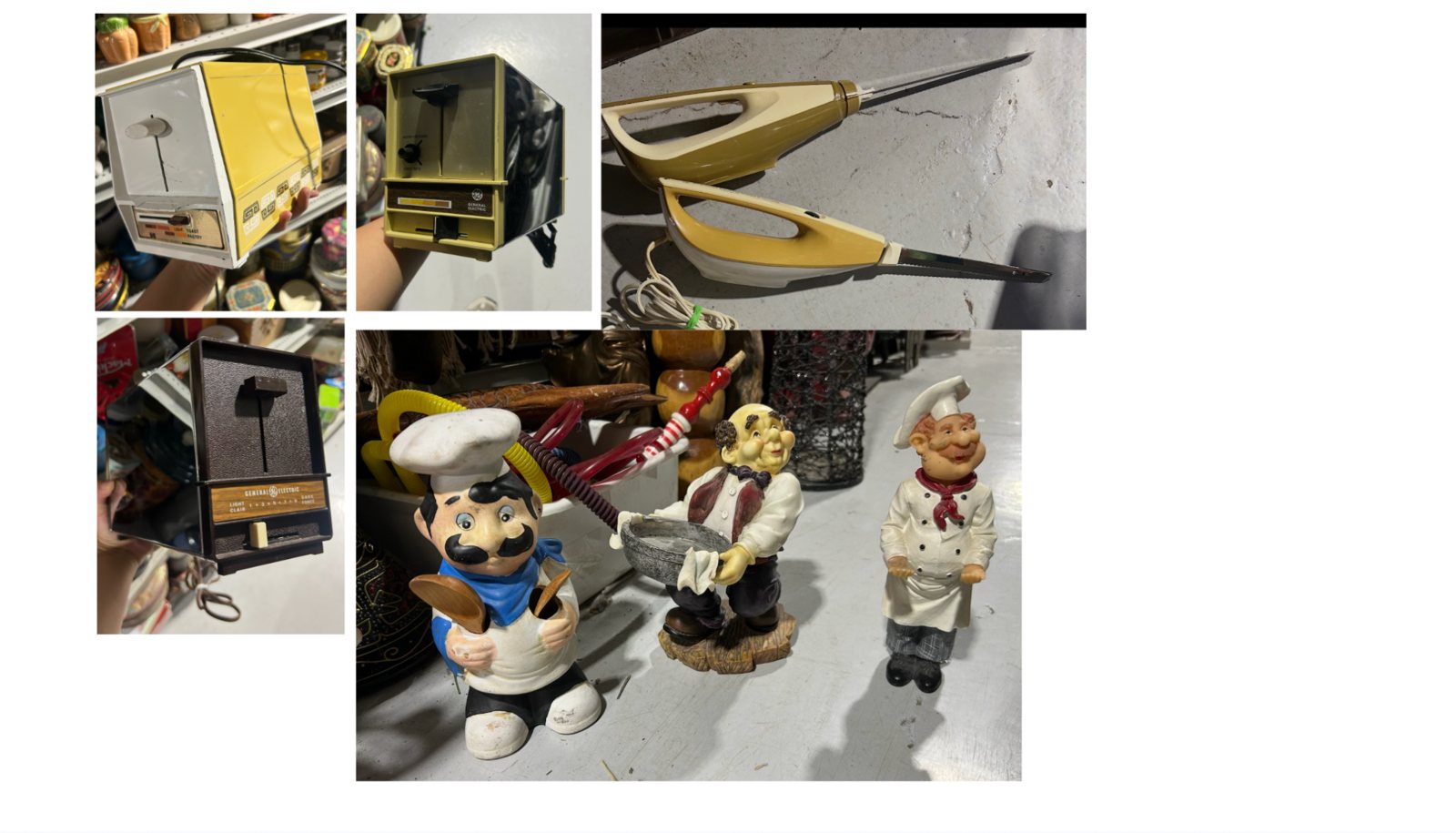 Petits électros et figurines